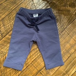 Janie and Jack blue joggers 0-3 months